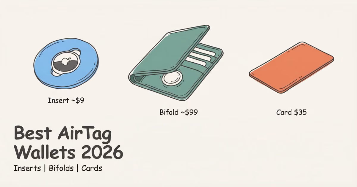 The Best AirTag Wallets in 2026: Inserts, Bifolds, and Cards