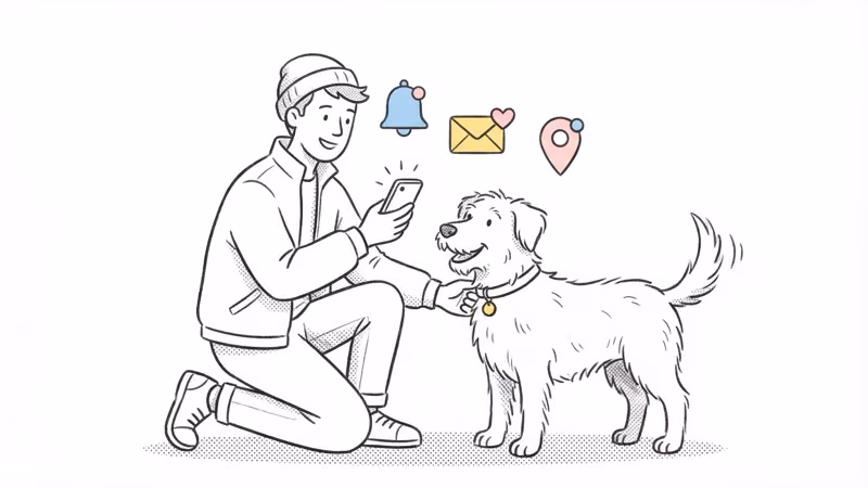 ByteTag scan notification showing how the owner receives an alert when someone scans the QR code