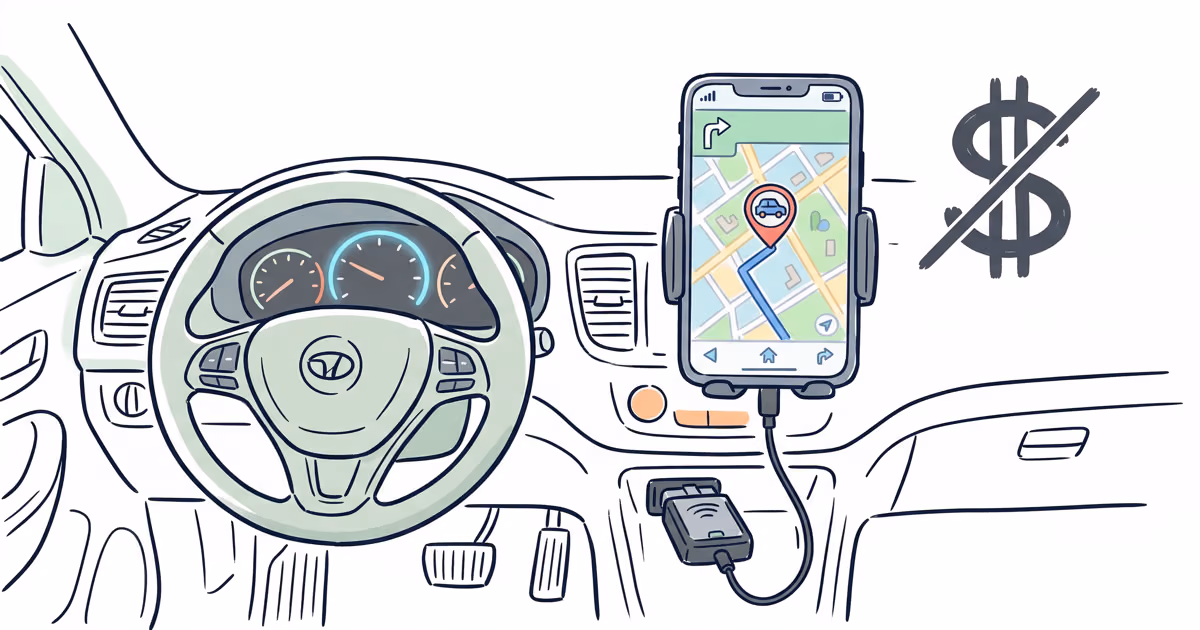 Car GPS Tracker No Monthly Fee: What's Actually Free