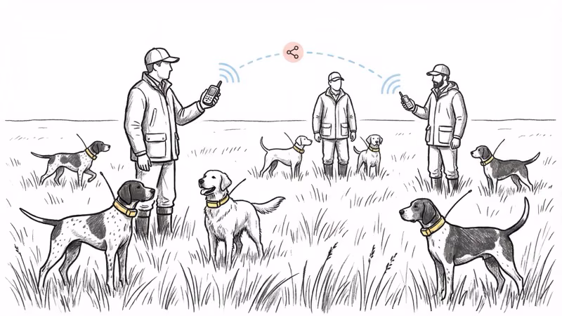Garmin Alpha 300 group sharing feature transferring entire dog pack to another handheld in one step