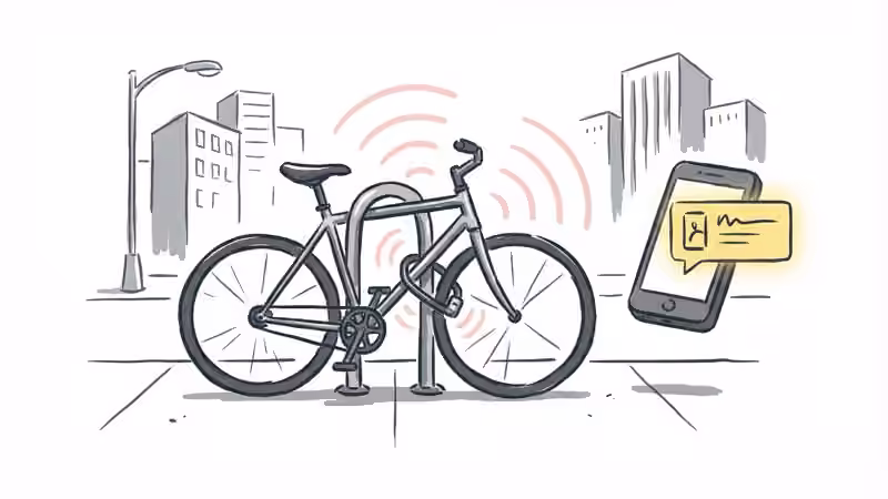 Comparison of GPS bike tracker subscription costs over two years with AirTag, Sherlock, and Invoxia