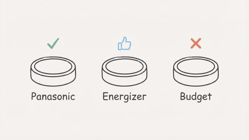 Best CR2032 battery brands for AirTag ranked by longevity and compatibility
