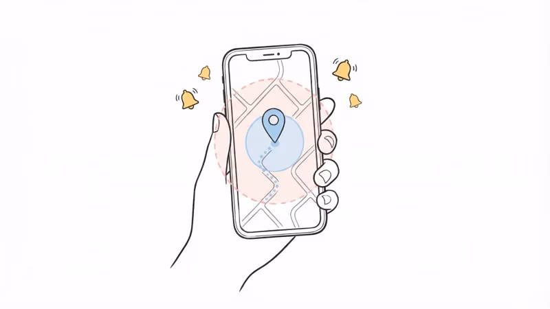 Invoxia GPS app showing real-time vehicle location on a map